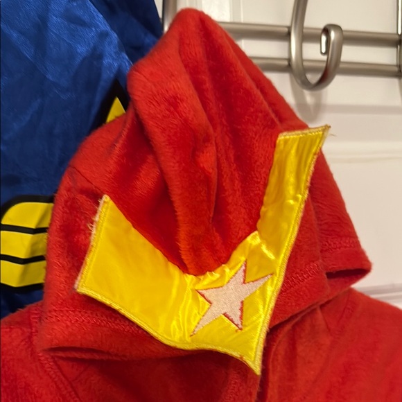 Women's wonder, woman Superhero Hooded Onesie - Red and Blue - Picture 2 of 12